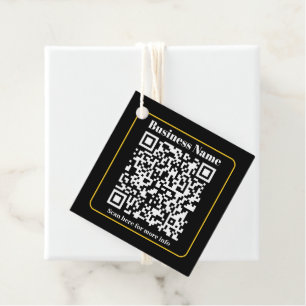 Étiquettes Cadeau Créer un code QR d'entreprise instantanément scann