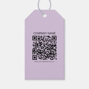 Étiquettes-cadeau Créer un code QR Violet lavande pâle