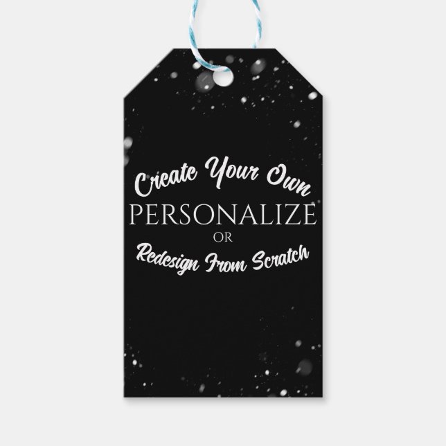 Étiquettes-cadeau Créer une personnalisation personnalisée (Devant)