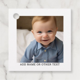 Étiquettes Cadeau Créer votre propre Galerie de photos simple bordur