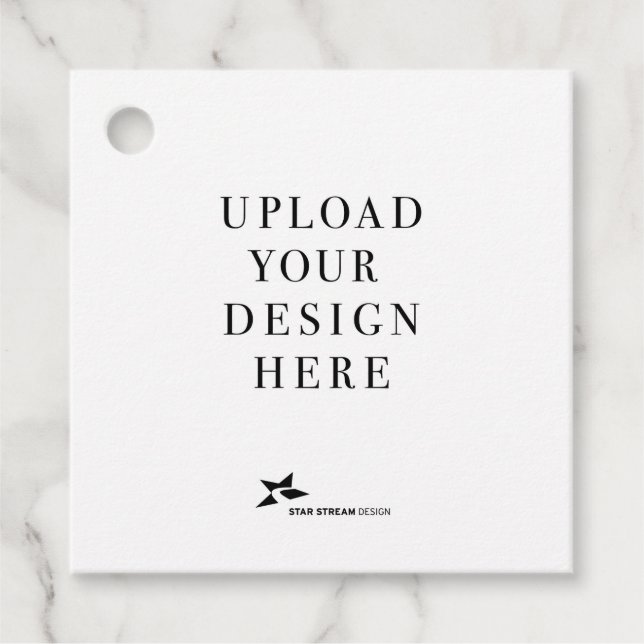 Étiquettes Cadeau Créez votre propre design (Devant)