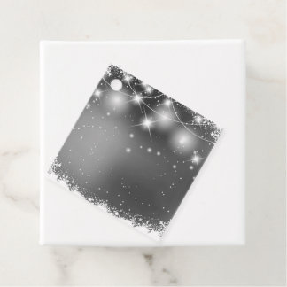 Étiquettes Cadeau Créez Votre Propre Flocon de Lumières de Noël Pers