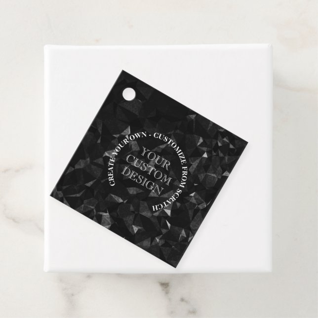 Étiquettes Cadeau Créez votre propre logo/conception personnalisé(e) (En situation)