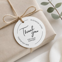 Créez Votre Propre Merci Entreprise Blanche