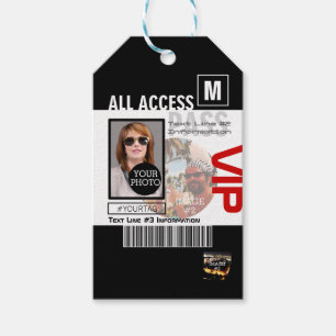 Étiquettes-cadeau Créez votre propre VIP Pass 8 façons de personnali