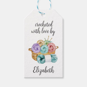 Étiquettes-cadeau Crocheté Avec Amour