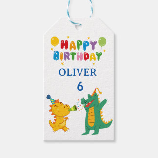 Étiquettes-cadeau Crocodile & Hippo Gift Tags - Fun Animal Theme