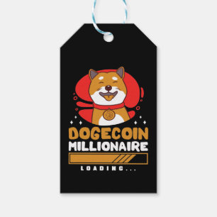 Étiquettes-cadeau Crypto DogeCoin Millionaire Chargement