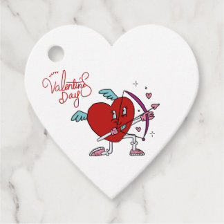 ÉTIQUETTES CADEAU CUPID HEART