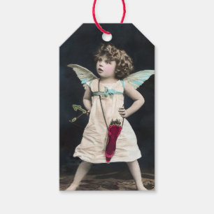 Étiquettes-cadeau Cupidon en colère