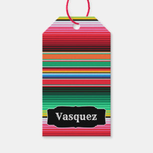 Étiquettes-cadeau Custom Spanish Serape