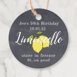 Étiquettes Cadeau Customisé Favoris à la bouteille