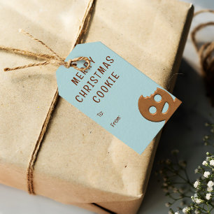 Étiquettes-cadeau Cute Gingerbread Man Cookie Christmas Gig Tags