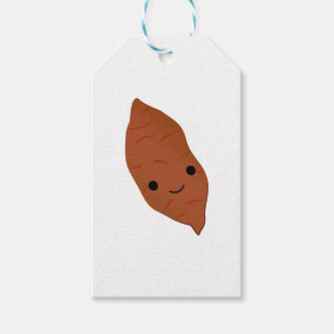 Étiquettes-cadeau Cute Kawaii Pomme de terre sucrée