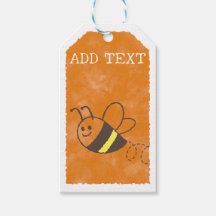 Cute Little Bee Flying Watercolor Baby shower