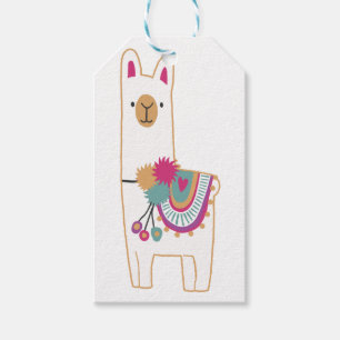 Étiquettes-cadeau Cute llama