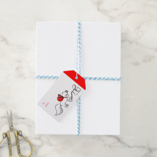 Étiquettes-cadeau Cute Meowy Kitties de Noël