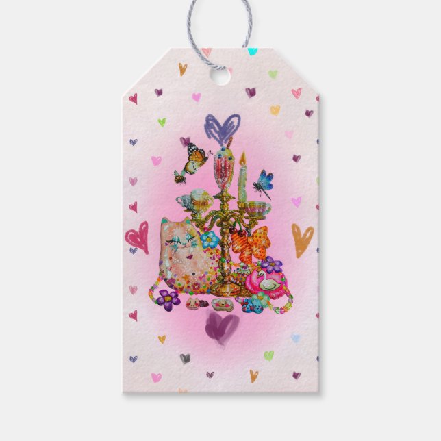 Étiquettes-cadeau Cute Pastel (Devant)