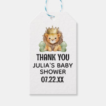 Cute Safari King Lion Baby shower Merci