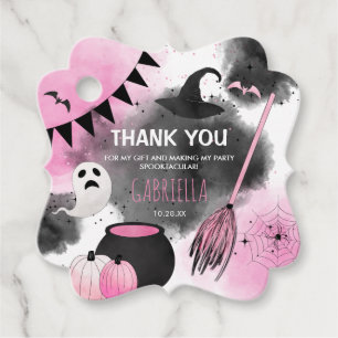 Étiquettes Cadeau Cute Spooktacular Halloween Anniversaire Merci