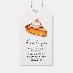Étiquettes-cadeau Cutie Pie Citrouille Automne Baby showers Livres p
