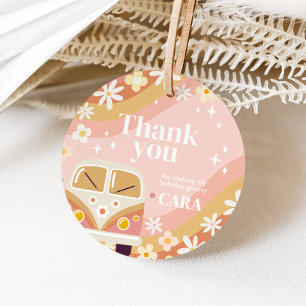 Étiquettes Cadeau Daisy Super Un Anniversaire Fête Tour
