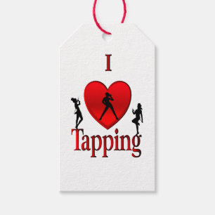 Étiquettes-cadeau Danse I Heart Tap