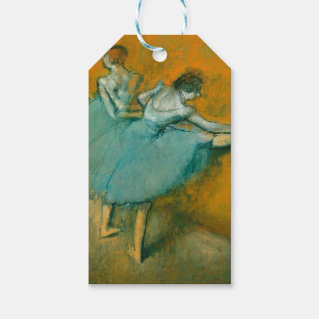 Étiquettes-cadeau Danseuses au Bar Ballet (Devant)