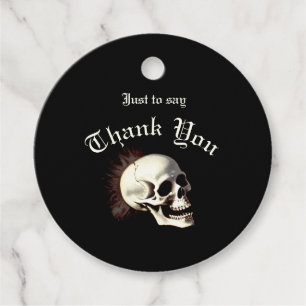 Étiquettes Cadeau Dark Romance et Macabre Gothic Halloween Party
