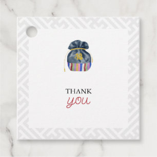 Étiquettes Cadeau Daujanchi coréen carré de préférence tag