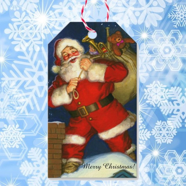 Étiquettes-cadeau De Père Noël Nom de votre enfant 10 Noël (Créateur téléchargé)
