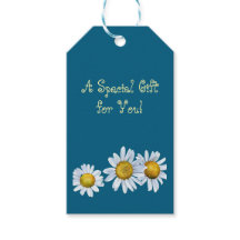 Décoration de cadeau avec des marguerites ravissan