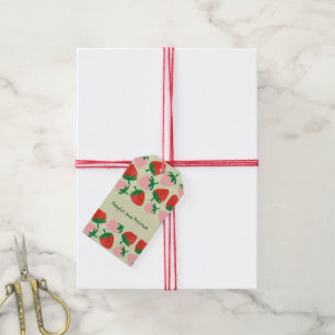 Étiquettes-cadeau Délices Sucrés de Baies Vert Olive