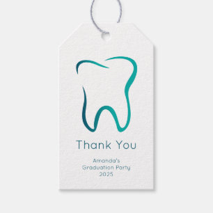 Étiquettes-cadeau Dentistesse dentaire Médicale Image Graduation