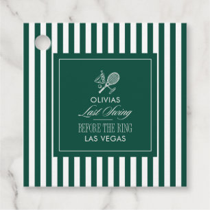 Étiquettes Cadeau Dernier Swing avant l'enterrement de vie de jeune 
