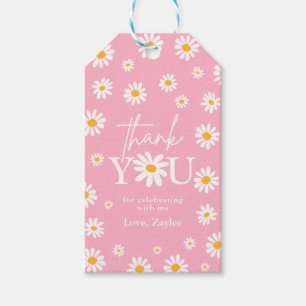 Étiquettes-cadeau Deux Wild 2e fête d'anniversaire Boho Retro Daisy