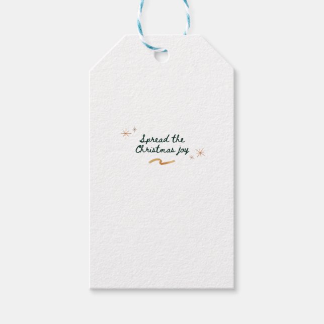 Étiquettes-cadeau Diffusez la joie de Noël (Devant)