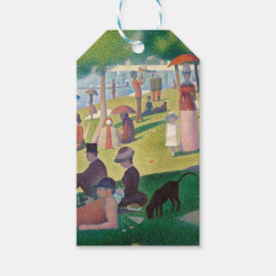 Étiquettes-cadeau Dimanche sur La Grande Jatte Seurat Peinture