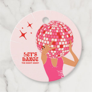 Étiquettes Cadeau Disco Dansons la nuit