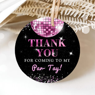 Étiquettes Cadeau Discothèque Rose Dans Mon Anniversaire Anniversair