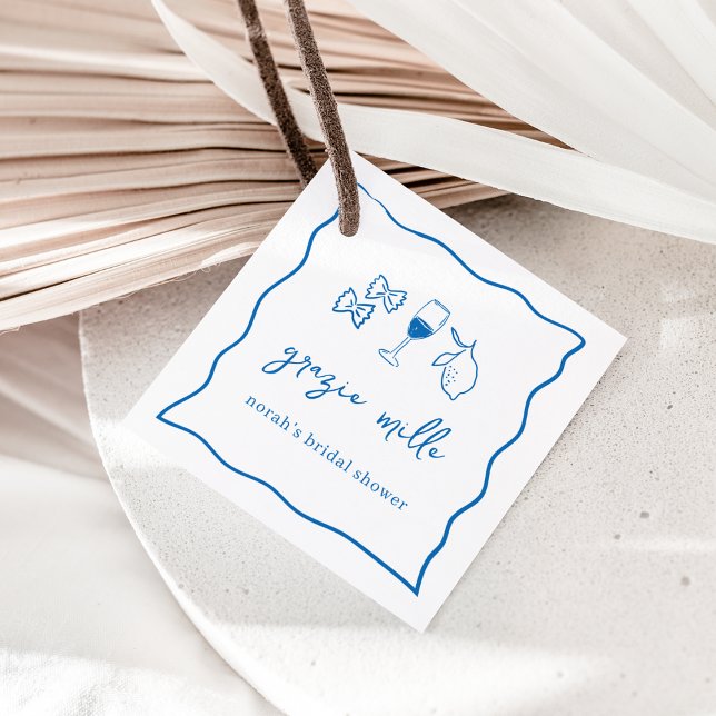 Étiquettes Cadeau Dolce Vita Mariage écriture manuscrite (Créateur téléchargé)