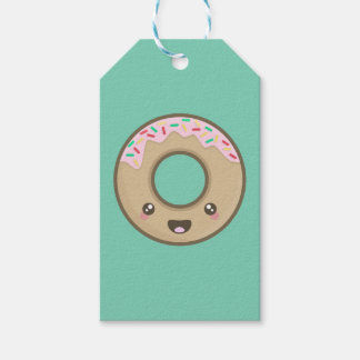 Étiquettes-cadeau Donut de Kawaii
