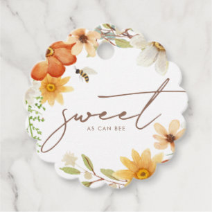 Étiquettes Cadeau Doux Comme Peut Être Baby shower de printemps fl