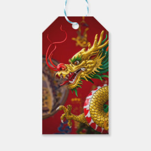 Étiquettes-cadeau Dragon