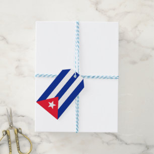 Étiquettes-cadeau Drapeau Cuba