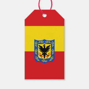 Étiquettes-cadeau Drapeau de Bogota, Colombie Tags cadeaux