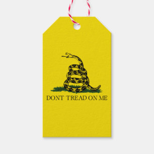 Étiquettes-cadeau Drapeau de Gadsden (Ne marchez pas sur moi) (Drape