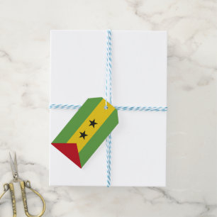 Étiquettes-cadeau Drapeau de Sao Tomé-et-Principe