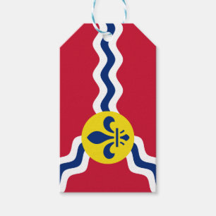 Étiquettes-cadeau Drapeau de St. Louis, Missouri Tags cadeaux