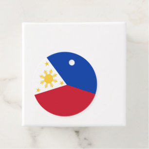 Étiquettes Cadeau drapeau des Philippines
